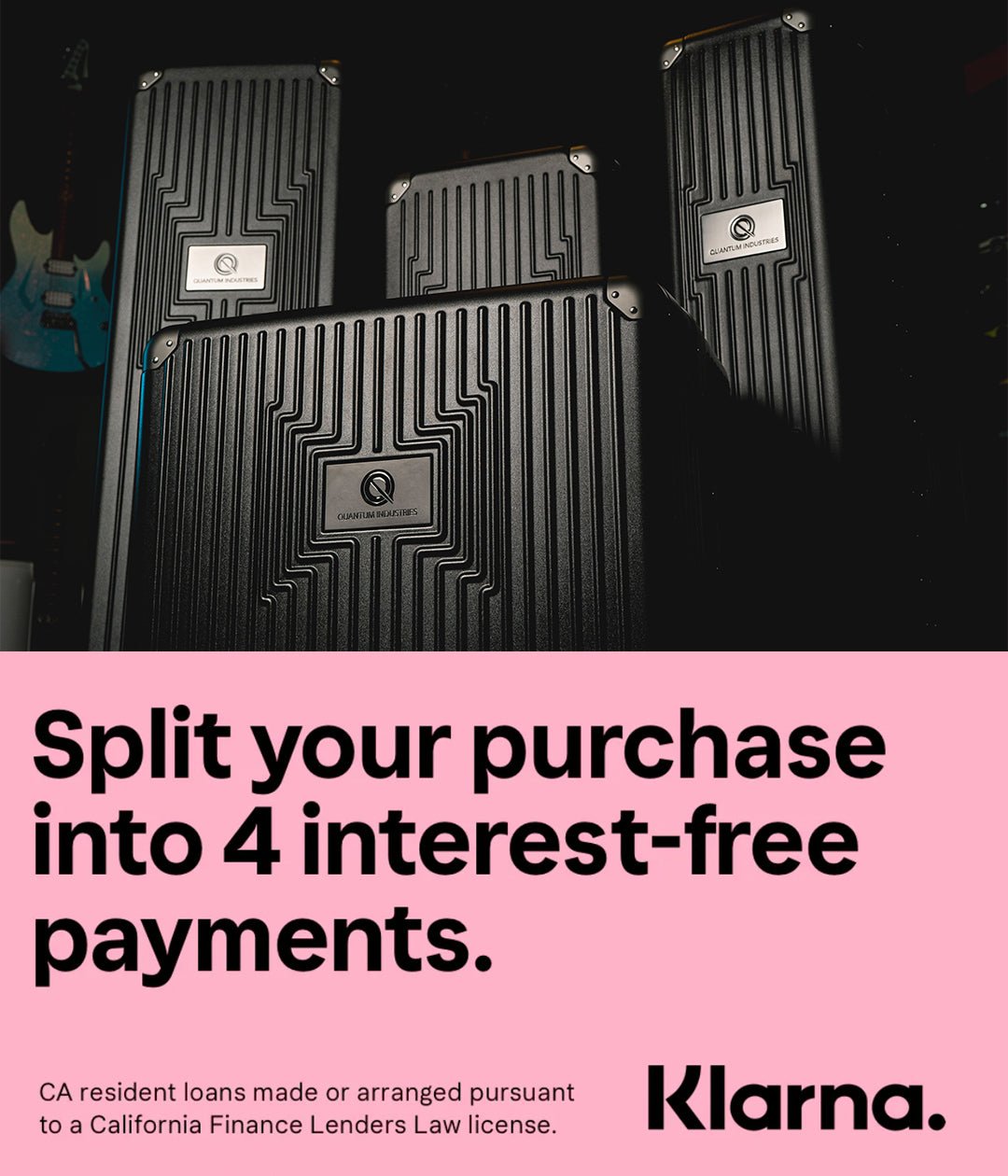 QUANTUM X KLARNA BUY NOW PAY LATER OPTIONS NOW AVAILABLE - QUANTUM INDUSTRIES