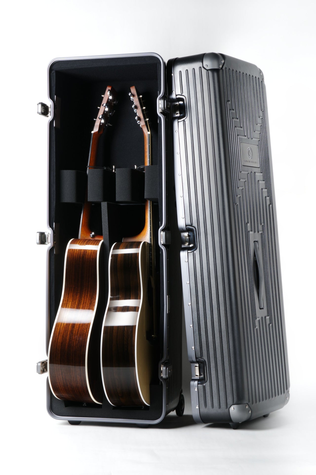 AGX - 二本用アコースティックとエレキギターハードケース