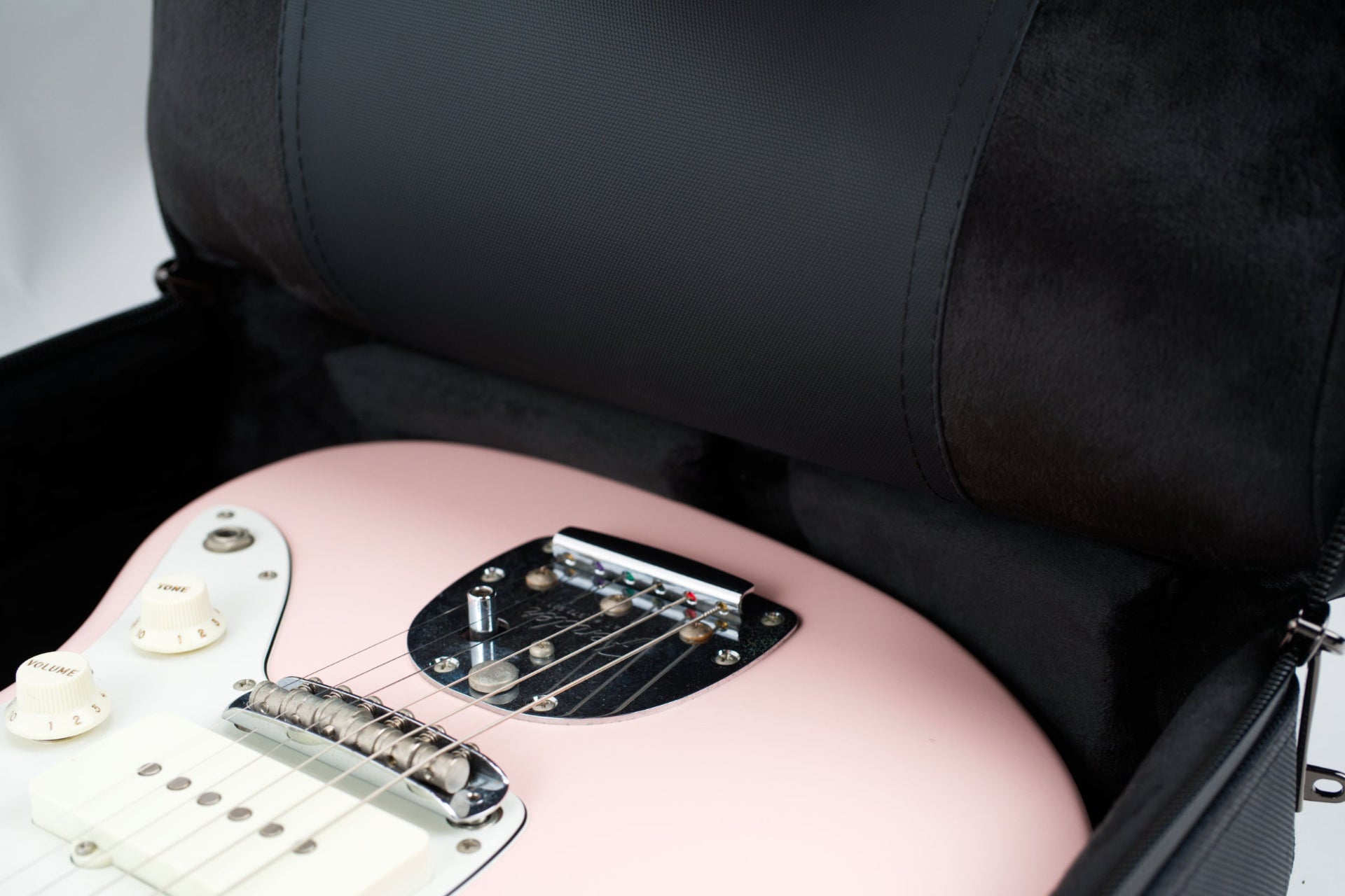 Fender Guitar inside Quantum Industries Kazane Gig Bag
