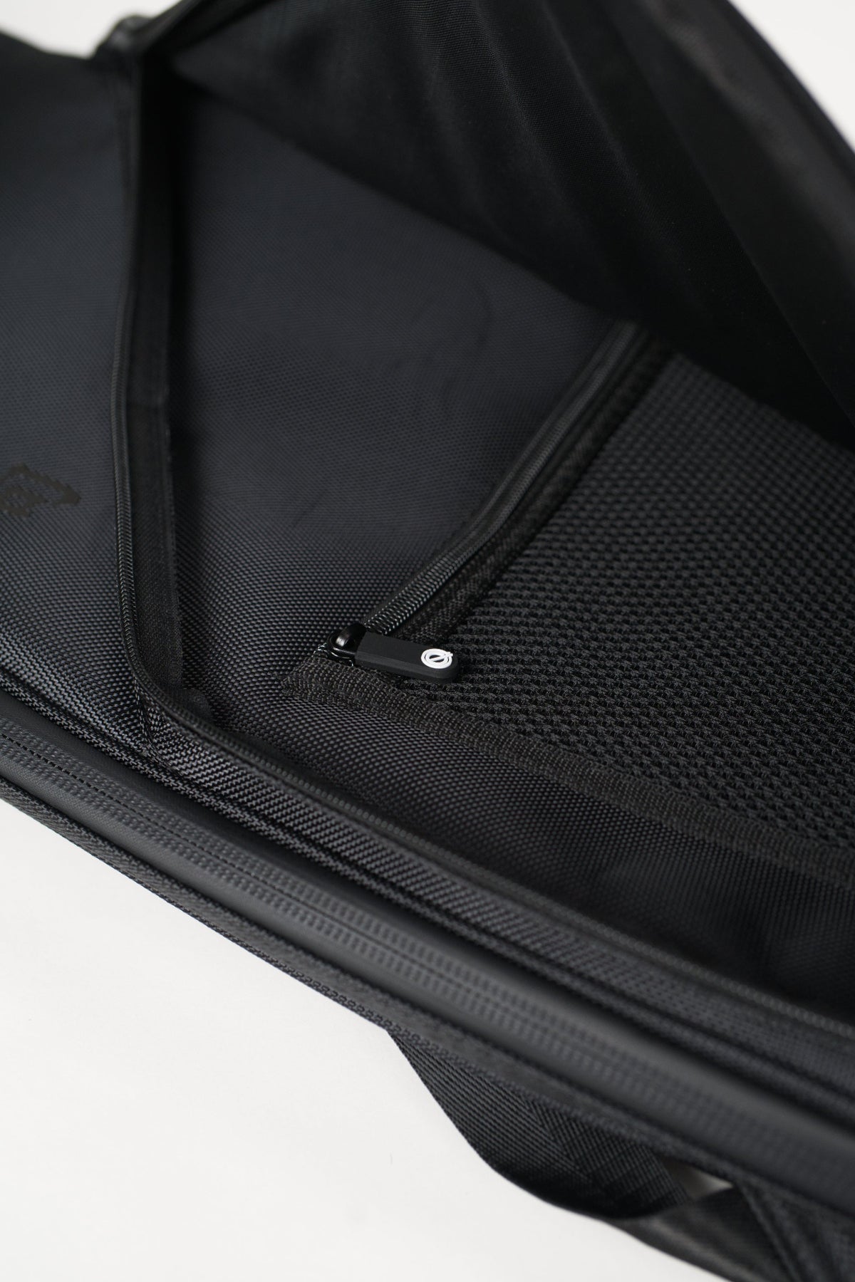Haiku Front Pocket with webbed pocket visible